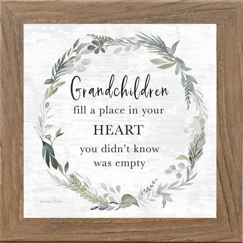 Grandchildren Fill a Place in Your Heart by Summer Snow SS936