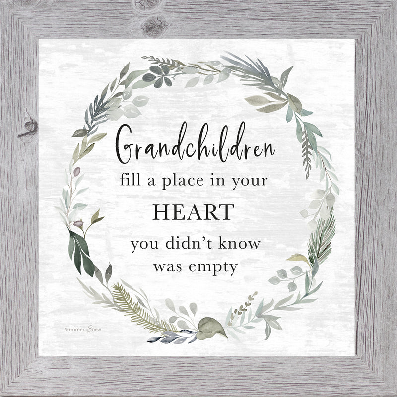 Grandchildren Fill a Place in Your Heart by Summer Snow SS936