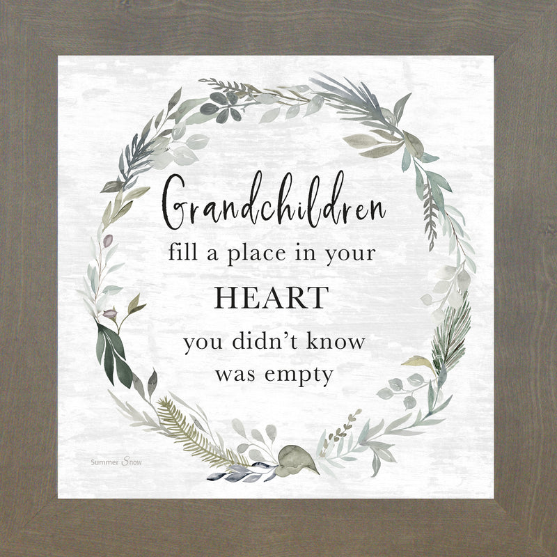 Grandchildren Fill a Place in Your Heart by Summer Snow SS936