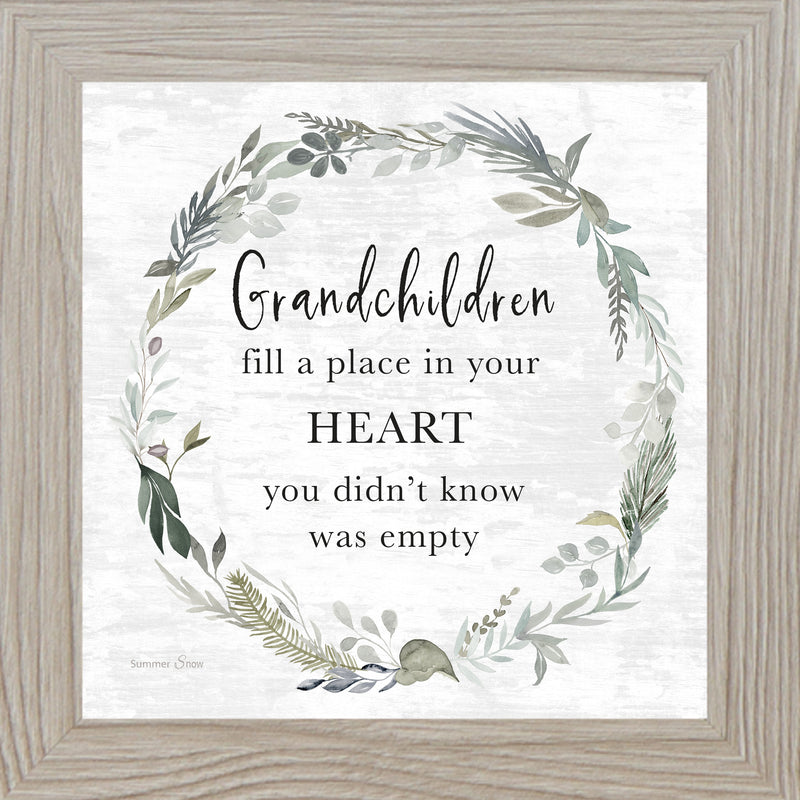 Grandchildren Fill a Place in Your Heart by Summer Snow SS936