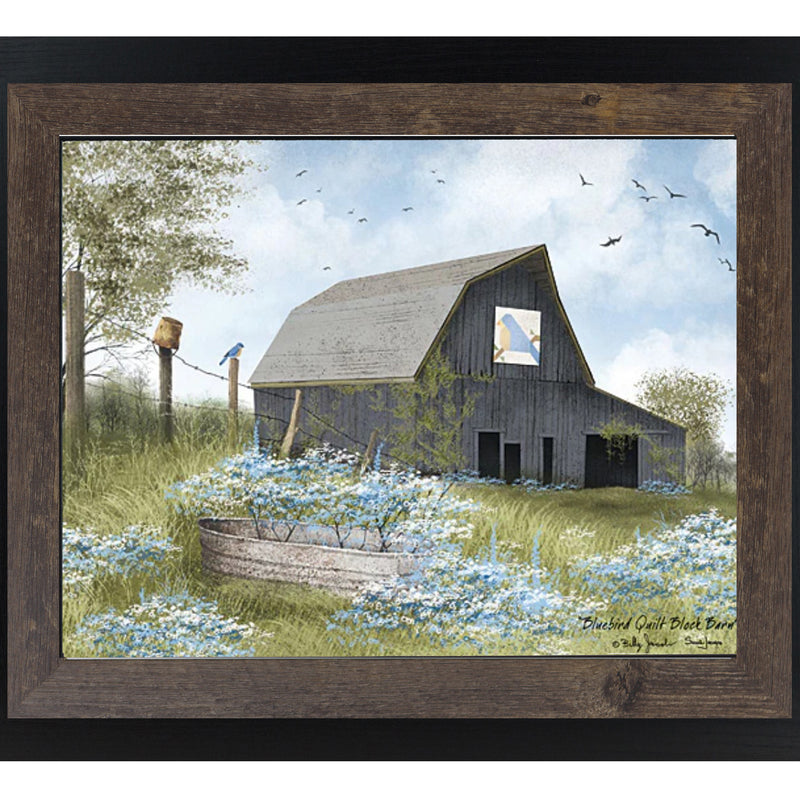 Bluebird Quilt Block Barn by Billy Jacobs BJ1371