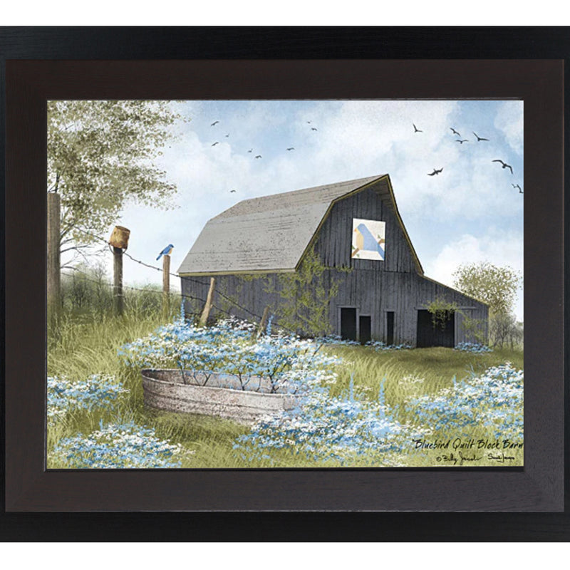 Bluebird Quilt Block Barn by Billy Jacobs BJ1371