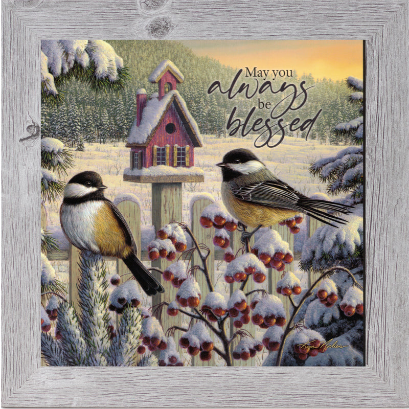 Winter Chickadees by Kim Norlien KN34