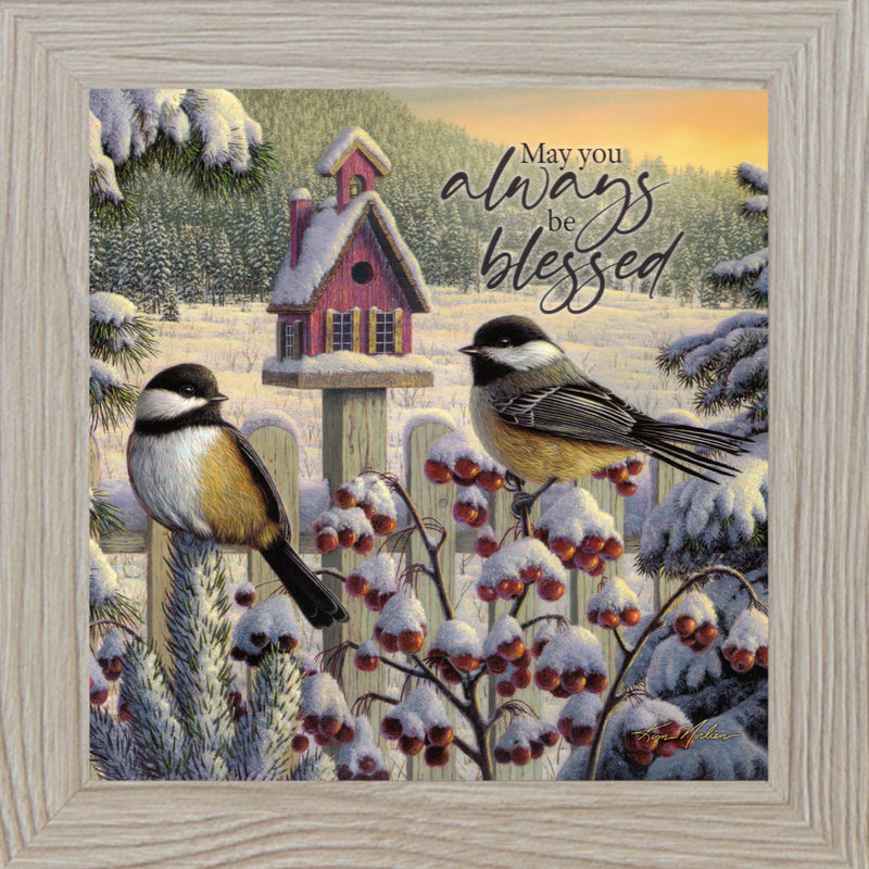 Winter Chickadees by Kim Norlien KN34