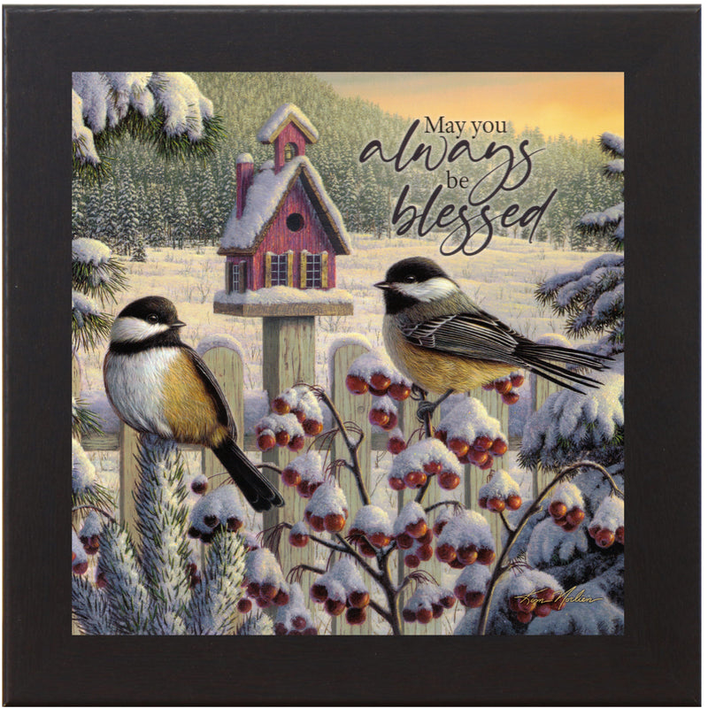 Winter Chickadees by Kim Norlien KN34