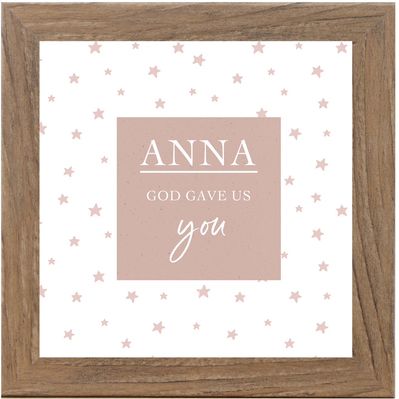 Personalized God Gave Us You pink by Summer Snow PER183