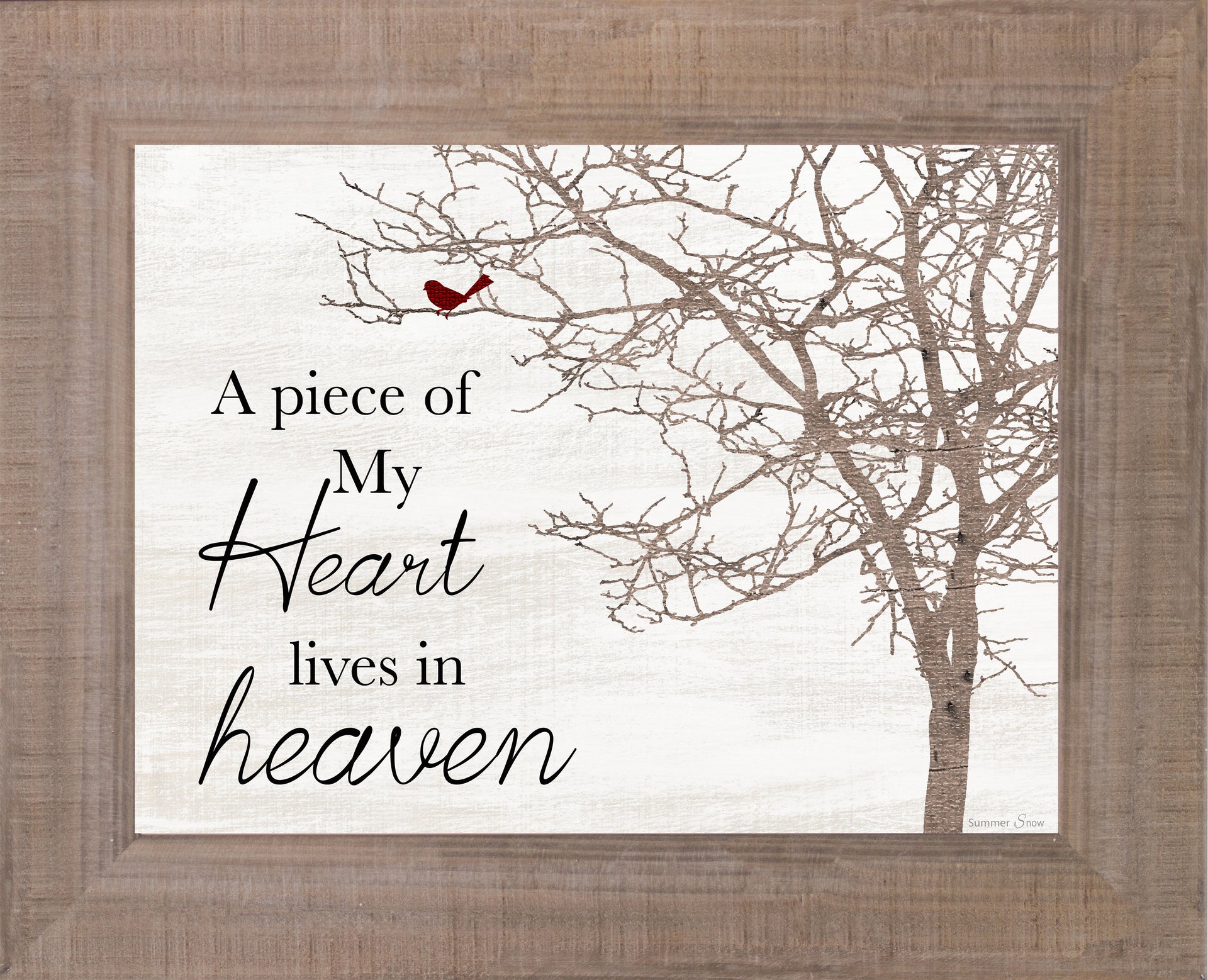 A Piece of My Heart Lives in Heaven SSA179 – Summer Snow Art